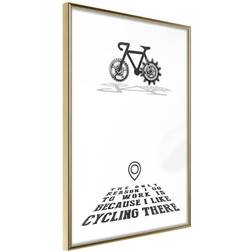 Arkiio Affisch I like Cycling [Poster] 20x30 Poster